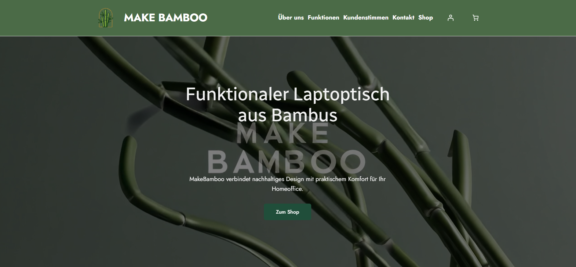 Screenshot: MakeBamboo Online Shop