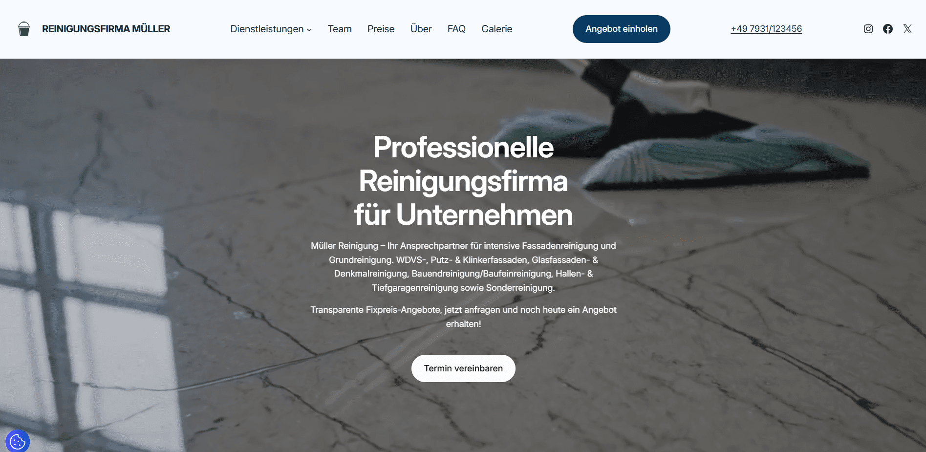 reinigungsdienstleistung.diggi-andi.com Vorschau